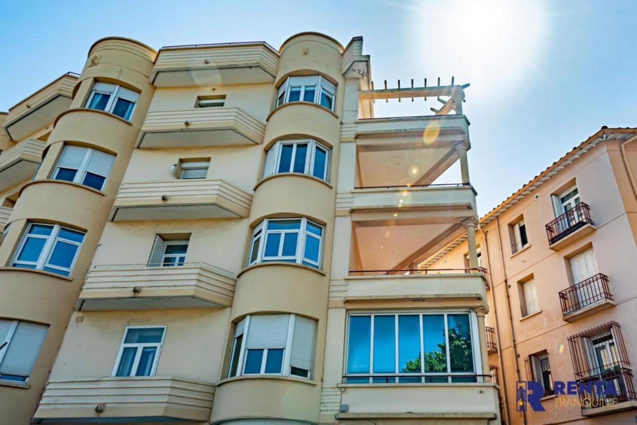 Sous Le Signe De L'Art Deco Vue Magnifique Lägenhet Perpignan Exteriör bild